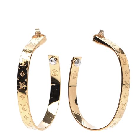 louis vuitton gold earrings|Louis Vuitton latest earrings.